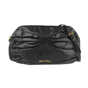 Miu Miu shoulder bag black leather